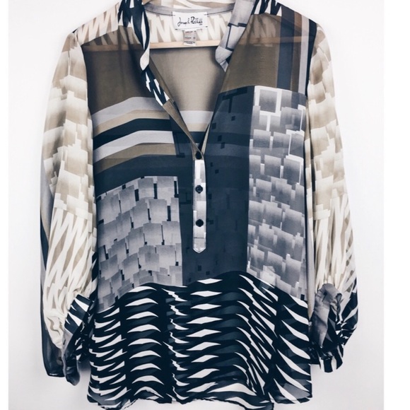 Joseph Ribbkoff Sheer Blouse - Picture 5 of 6